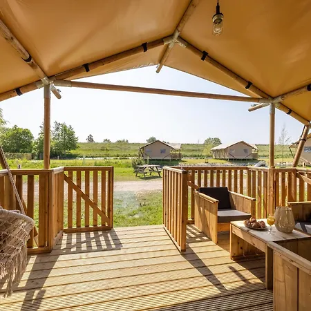 Glamping Tent With Kitchen And Bathroom, On A On The Ijsselmeer